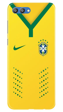 Brazil Mobile Back Case for Honor View 10  (Design - 176)