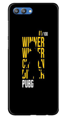 Pubg Winner Winner Mobile Back Case for Honor View 10  (Design - 177)