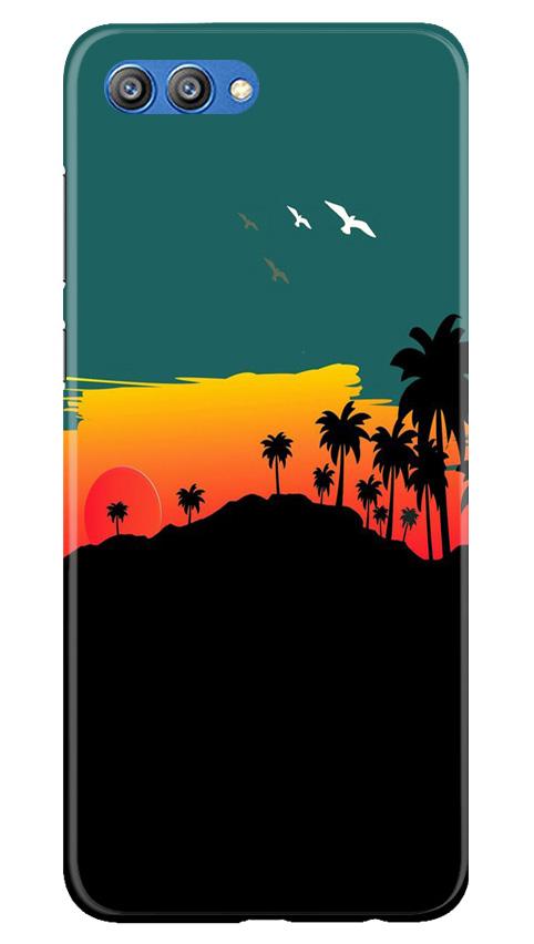 Sky Trees Case for Honor View 10 (Design - 191)