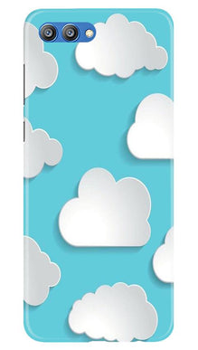 Clouds Mobile Back Case for Honor View 10 (Design - 210)