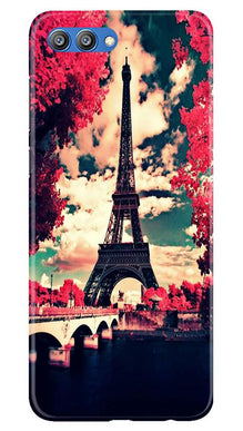 Eiffel Tower Mobile Back Case for Honor View 10 (Design - 212)