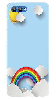 Rainbow Mobile Back Case for Honor View 10 (Design - 225)