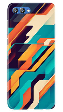 Modern Art Mobile Back Case for Honor View 10 (Design - 233)