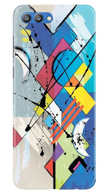 Modern Art Mobile Back Case for Honor View 10 (Design - 235)