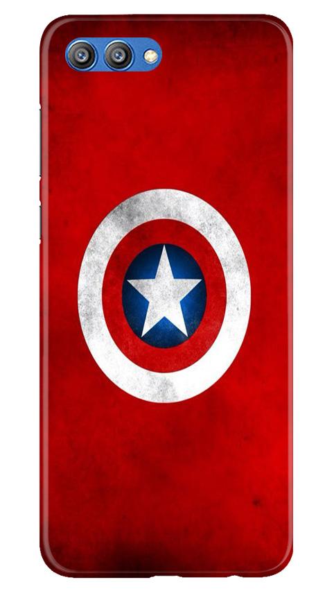 Captain America Case for Honor View 10 (Design No. 249)