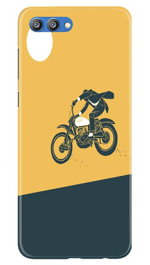 Bike Lovers Mobile Back Case for Honor View 10 (Design - 256)