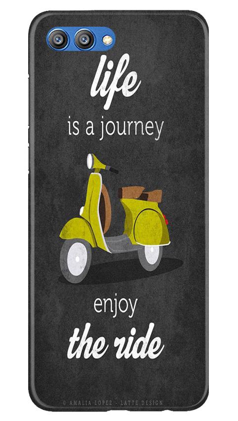 Life is a Journey Case for Honor View 10 (Design No. 261)