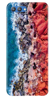 Sea Shore Mobile Back Case for Honor View 10 (Design - 273)