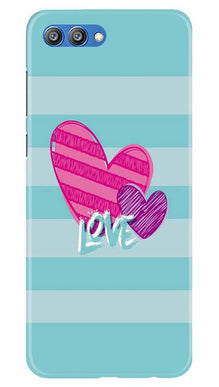 Love Mobile Back Case for Honor View 10 (Design - 299)