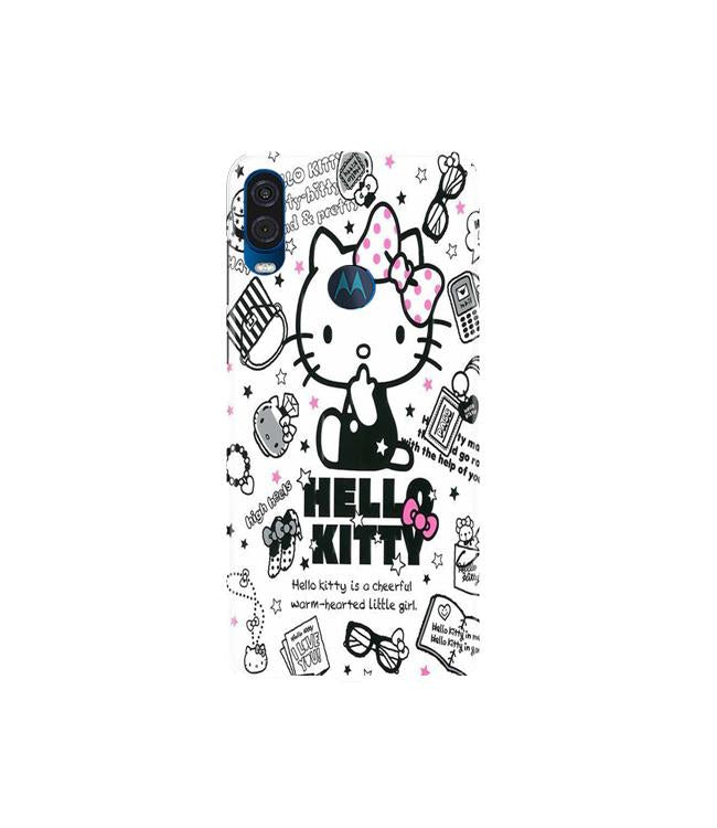 Hello Kitty Mobile Back Case for Moto One Vision (Design - 361)