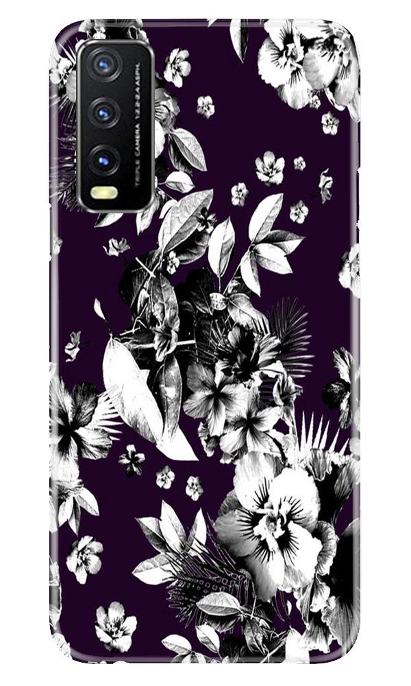 white flowers Case for Vivo Y20