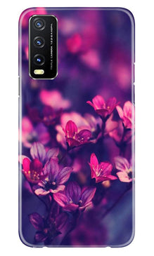 flowers Mobile Back Case for Vivo Y20i (Design - 25)