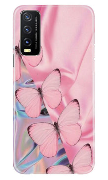 Butterflies Mobile Back Case for Vivo Y20i (Design - 26)
