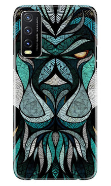 Lion Mobile Back Case for Vivo Y20 (Design - 97)