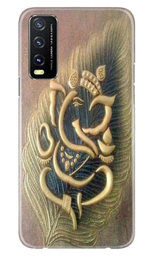 Lord Ganesha Mobile Back Case for Vivo Y20 (Design - 100)