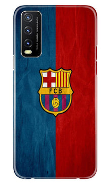 FCB Football Mobile Back Case for Vivo Y20  (Design - 123)
