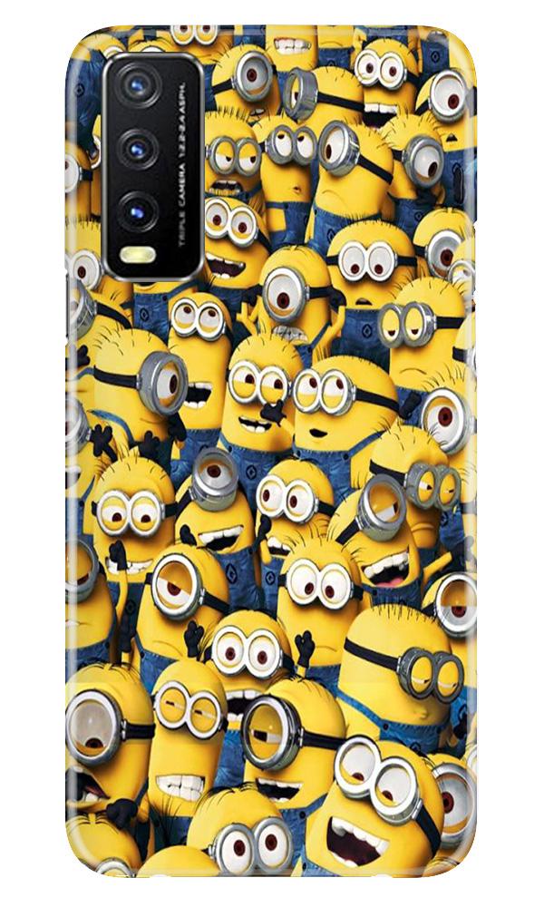 Minions Case for Vivo Y20  (Design - 126)