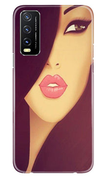 Girlish Mobile Back Case for Vivo Y20  (Design - 130)