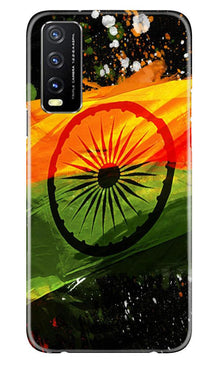 Indian Flag Mobile Back Case for Vivo Y20  (Design - 137)