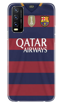 Qatar Airways Mobile Back Case for Vivo Y20  (Design - 160)