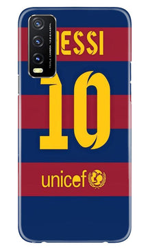 Messi Mobile Back Case for Vivo Y20  (Design - 172)