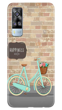 Happiness Mobile Back Case for Vivo Y51 (Design - 53)