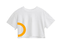 YELLOW CIRCLE CROP TOP