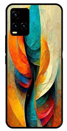 Modern Art Metal Mobile Case for Vivo Y33s