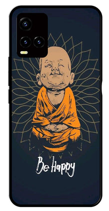 Be Happy Metal Mobile Case for Vivo Y33s