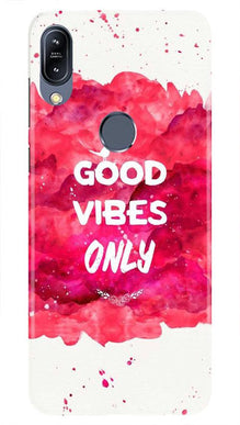 Good Vibes Only Mobile Back Case for Vivo Y11 (Design - 393)